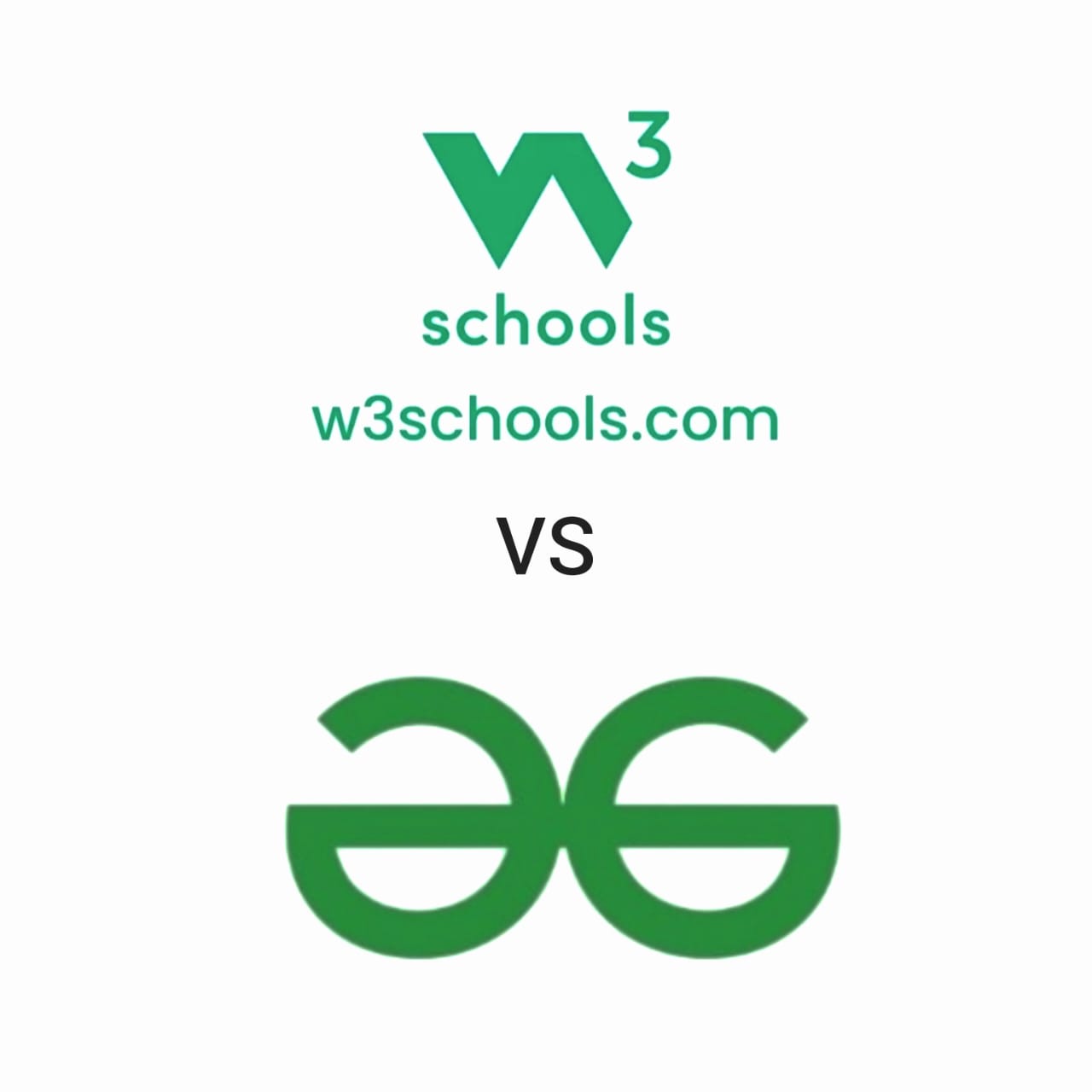 W3Schools vs geeksforgeeks